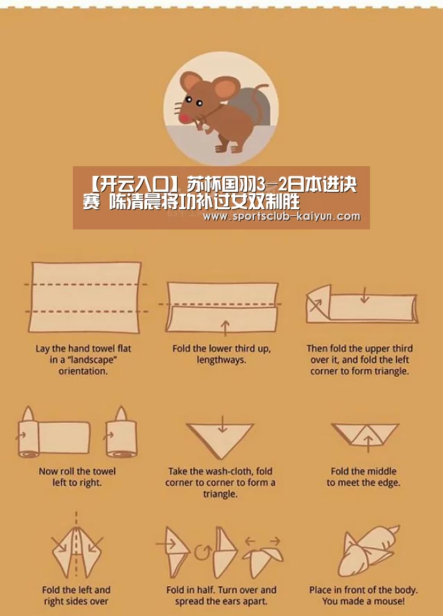 【开云入口】苏杯国羽3-2日本进决赛 陈清晨将功补过女双制胜(图2) 开云入口
