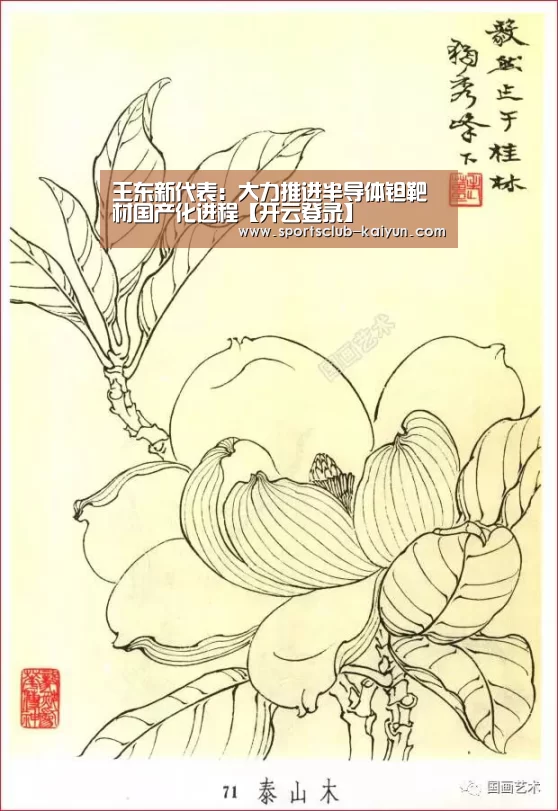 王东新代表:大力推进半导体钽靶材国产化进程【开云登录】(图2) 开云入口